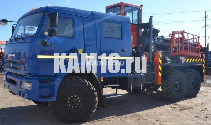 БКМ КАМАЗ 43118-3078-46 с двухрядной кабиной