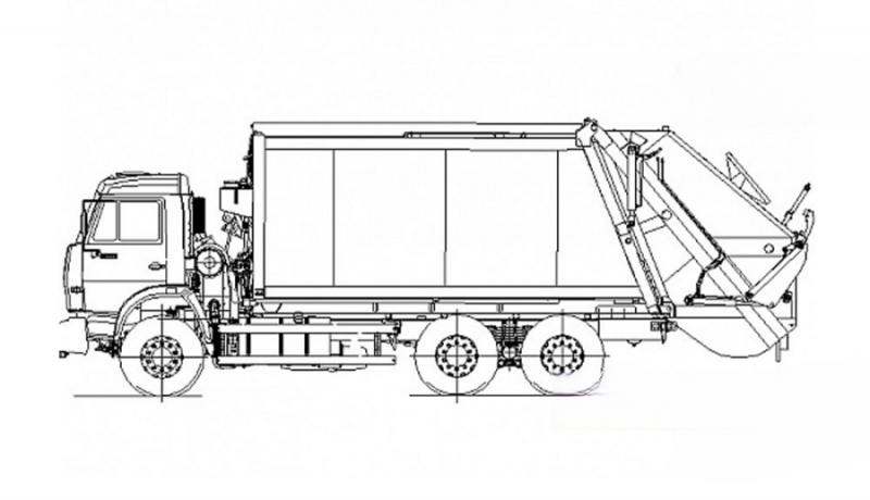 КО-440В1 Мусоровоз